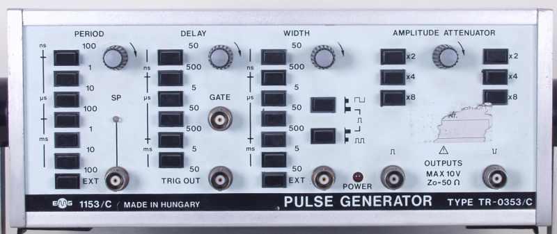 Pulse Generator, Impulsgenerator TR-0353/C, Ungarn 