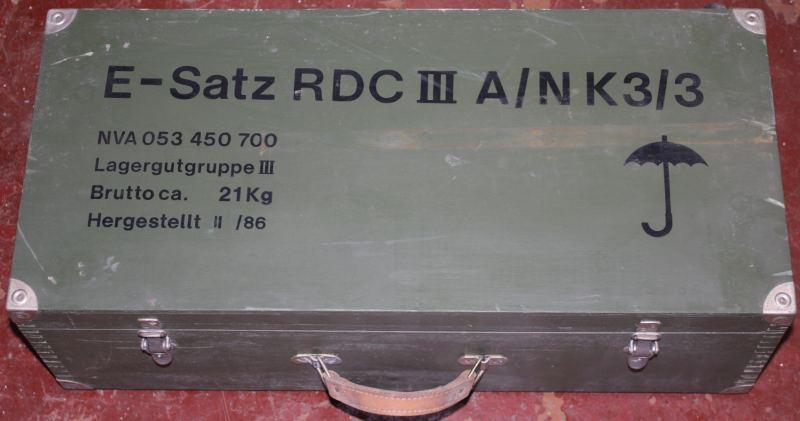 Ersatzteilsatz  für Dosimeter-Auswertegerät RDC3A