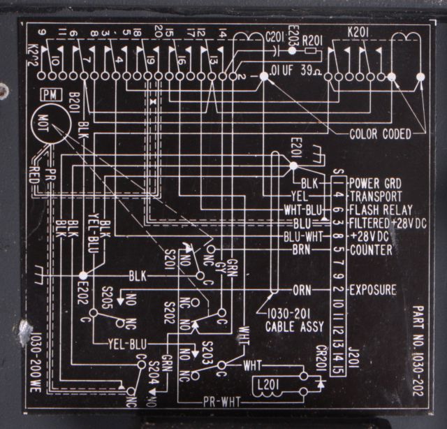 Camera oscilloscope recording Type KD-2B Chicago Aerial Industries 