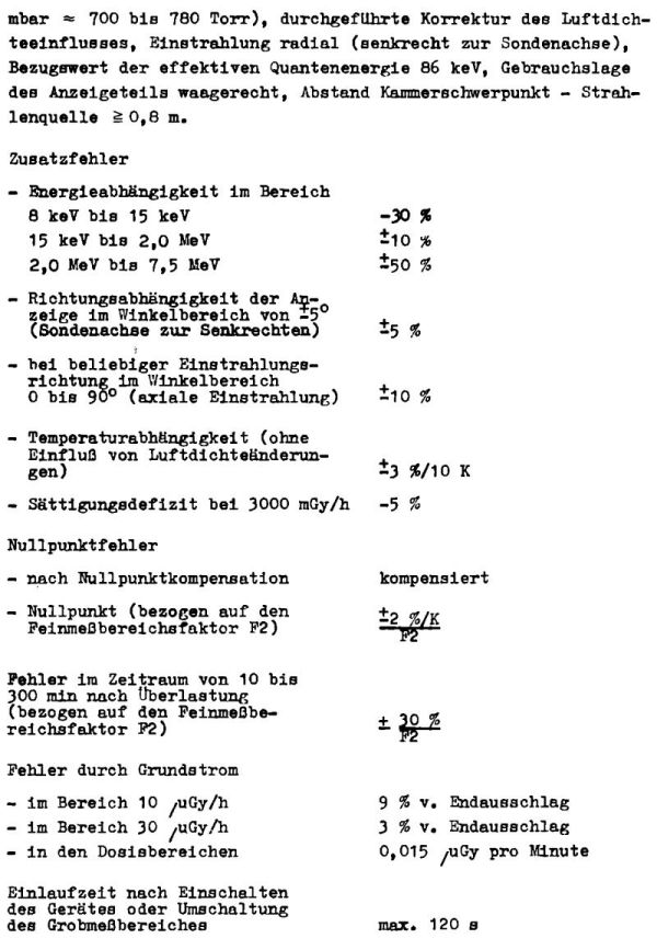 Manual Röntgen-Gamma-Dosimeter 27040 Robotron