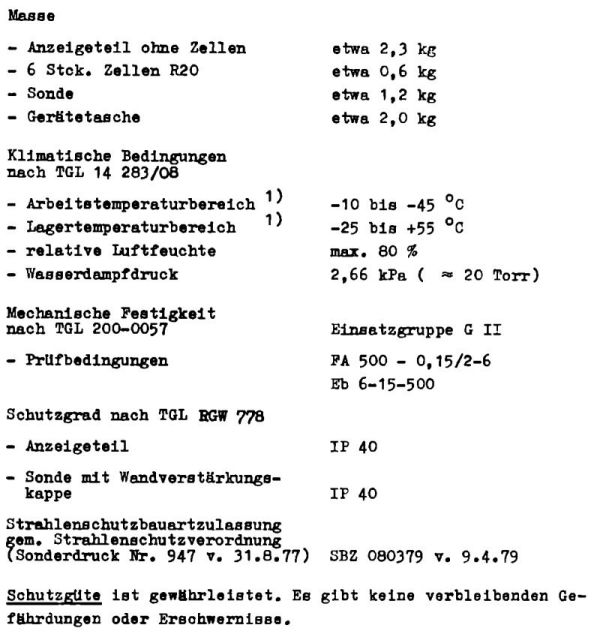 Manual Röntgen-Gamma-Dosimeter 27040 Robotron