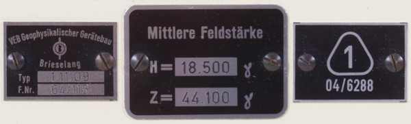 Feldwaage Typ 1.11.09 VEB Geophysikalischer Gerätebau Brieselang