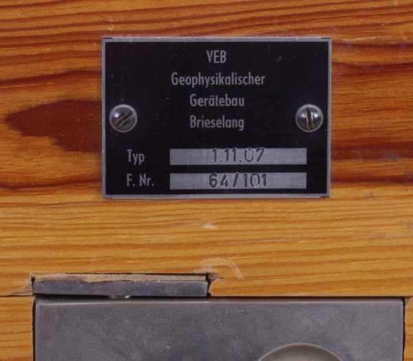 Feldwaage Typ 1.11.07 VEB Geophysikalischer Gerätebau Brieselang