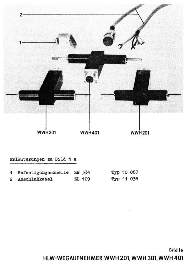 Halbleiterwegaufnehmer WWH 501, RFT