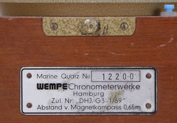 Wempe Marine Quarz-Chronometer