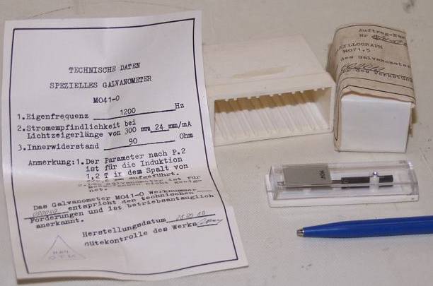 Galvanometer M041-0, MO41-0, М041-0, МО41-0 für Lichtstrahloszillograph H071.5, N071.5, Н071.5