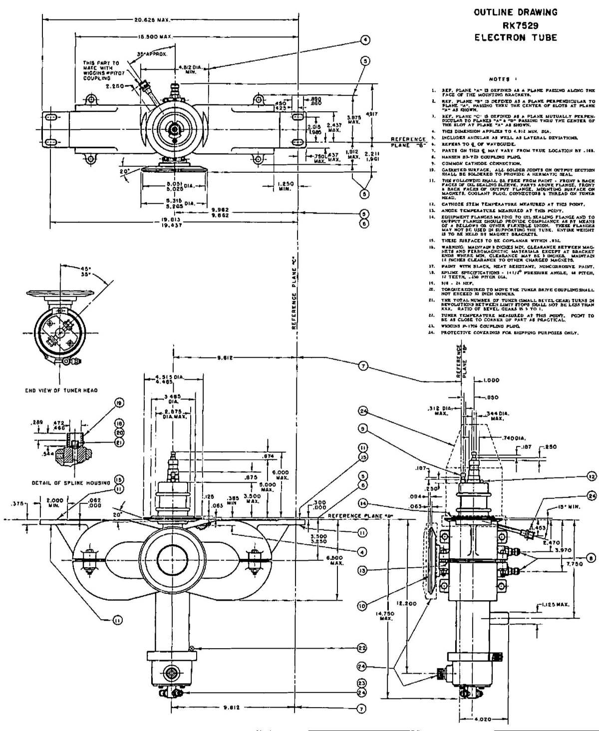 Magnetron ET 6410A-1 ET 6410 alenia