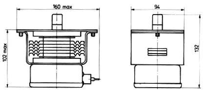 russisches Magnetron, Dauerstrichmagnetron M-105-1, russisch М-105-1