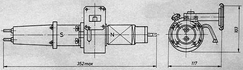 russisches Magnetron, Dauerstrichmagnetron M-544, russisch М-544