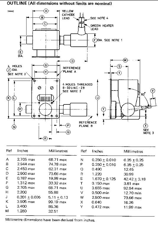 Magnetron M5005 EEV, Radar Magnetron, England