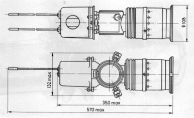 russisches Magnetron MI-125, russisch МИ-125