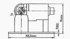 russisches Magnetron MI-158-1, russisch МИ-158-1 Schema