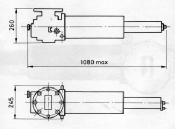 russisches Magnetron MI-320, russisch МИ-320