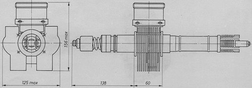 russisches Magnetron MI-366, russisch МИ-366