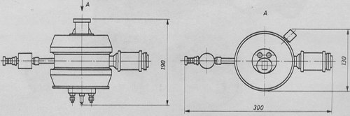 russisches Magnetron MI-389, russisch МИ-389