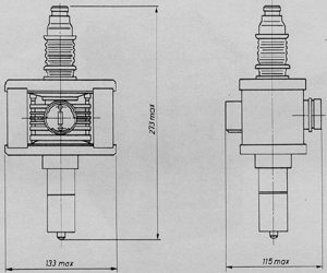 russisches Magnetron MI-411, russisch МИ-411