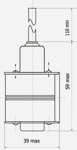 russisches Impulsmagnetron MI-485-1, russisch МИ-485-1