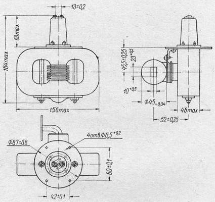 russisches Magnetron MI-500-1, russisch МИ-500-1