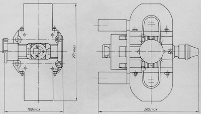 russisches Magnetron MI-505, russisch МИ-505