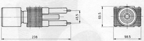 russisches Magnetron MI-510, russisch МИ-510