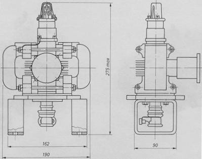 russisches Magnetron MI-523M, russisch МИ-523М