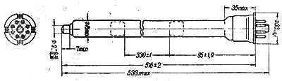 Wanderfeldröhre UV-22A, UW-22A, УВ-22А