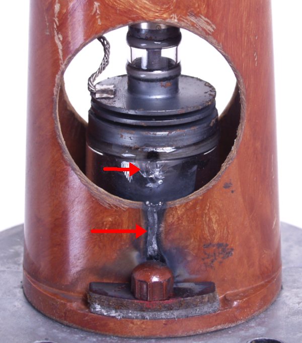 Magnetron defekt durch Hochspannungsüberschlag