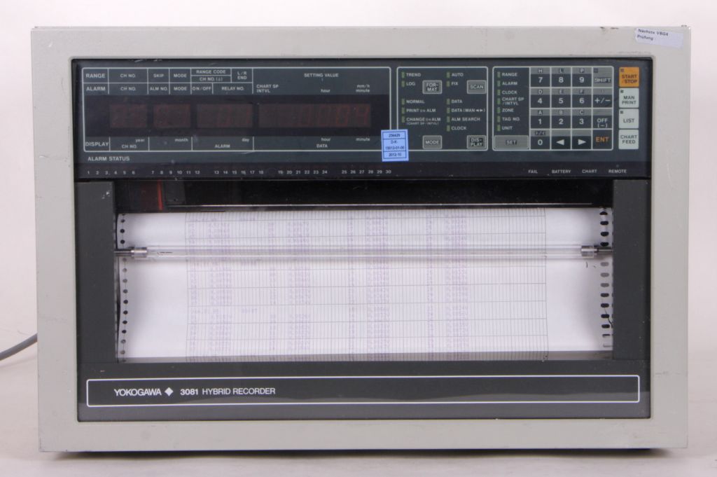 Yokogawa 3081 Hybrid Recorder, 30-Kanal-Schreiber