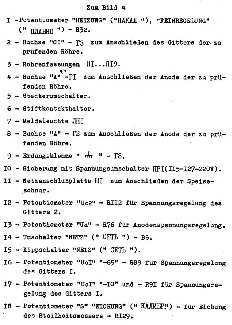 Roehrenpruefgeraet L3-3, russisch