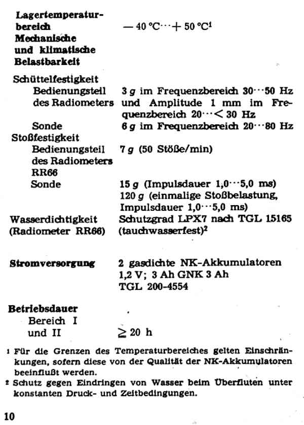 Radiometer RR 66, Geiger-Müller-Zählrohr, Kernstrahlungsmessgerät, Dosisleistungsmessgerät, Strahlenmessgerät, Verstrahlungsmessgerät