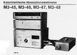 Kalorimetrisches Absorptionswattmeter M3-48 
