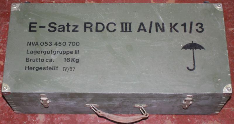 Ersatzteilsatz für Dosimeter-Auswertegerät RDC3A