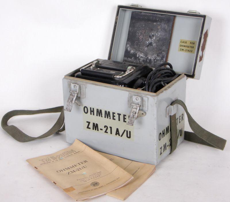 ZM-21AU  Ohmmeter, Kurbelinduktor