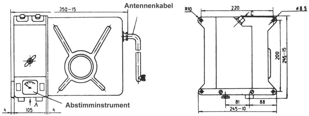 Antennenanpasseinrichtung/Antennenabstimmung CAU (russisch САУ) für R-111