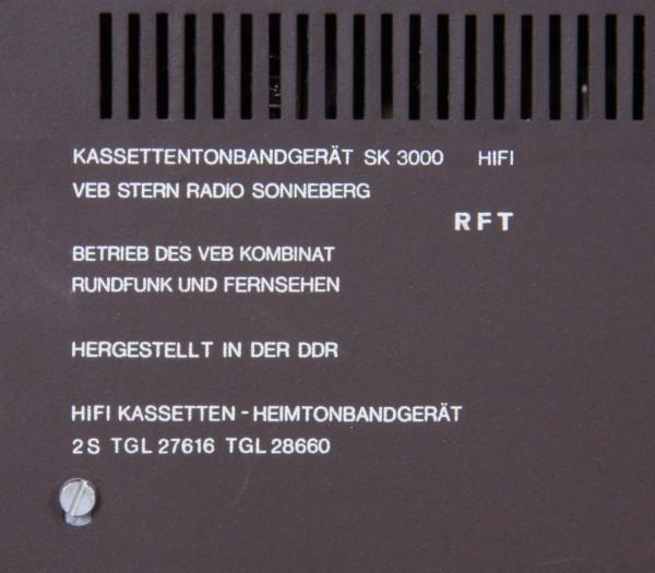RFT SK 3000 HIFI