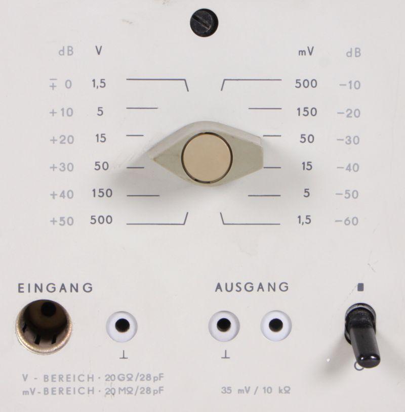 Röhrenvoltmeter MV-20, Präcitronic 