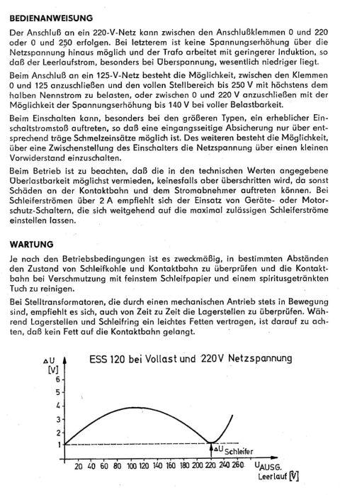 ESS102 Einbaustelltransformator