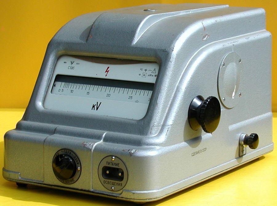Kilovoltmeter C-196, bzw. Hochspannungs- Hochfrequenz- Voltmeter C196