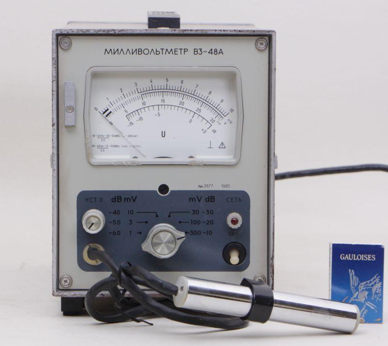 Millivoltmeter V3-48A, V3-48A, W3-48A