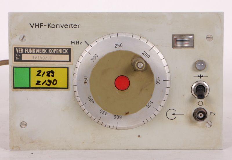 VHF-Konverter,  VEB Funkwerk Köpenick,