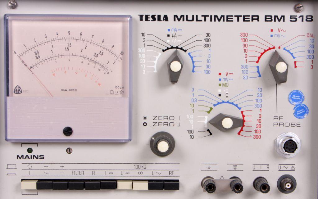 Multimeter BM 518, Tesla