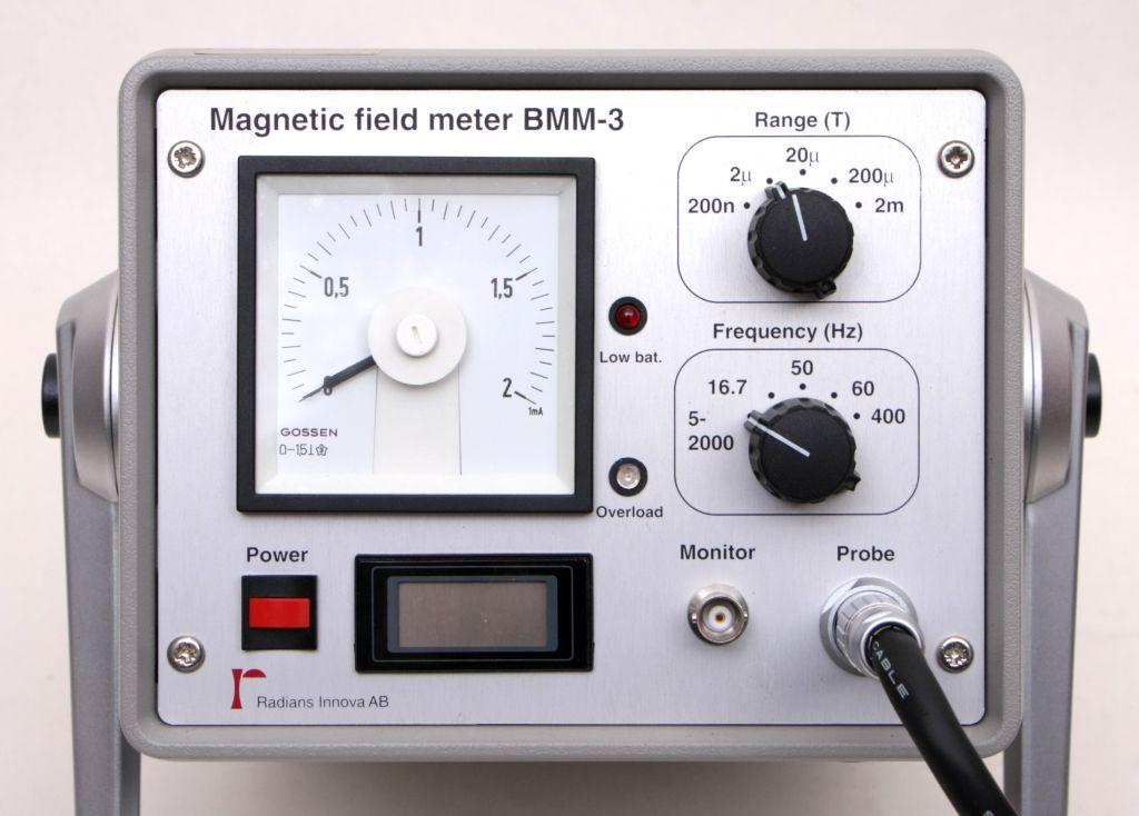 Magnetic field meter BMM-3 Magnetstärkemessgerät