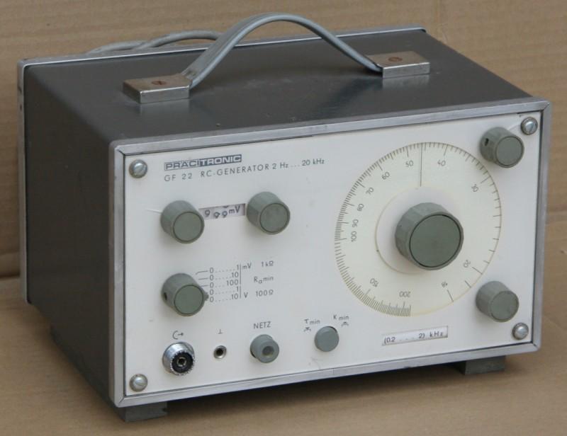 Tonfrequenz- RC- Generator GF-22, Signalgenerator GF22