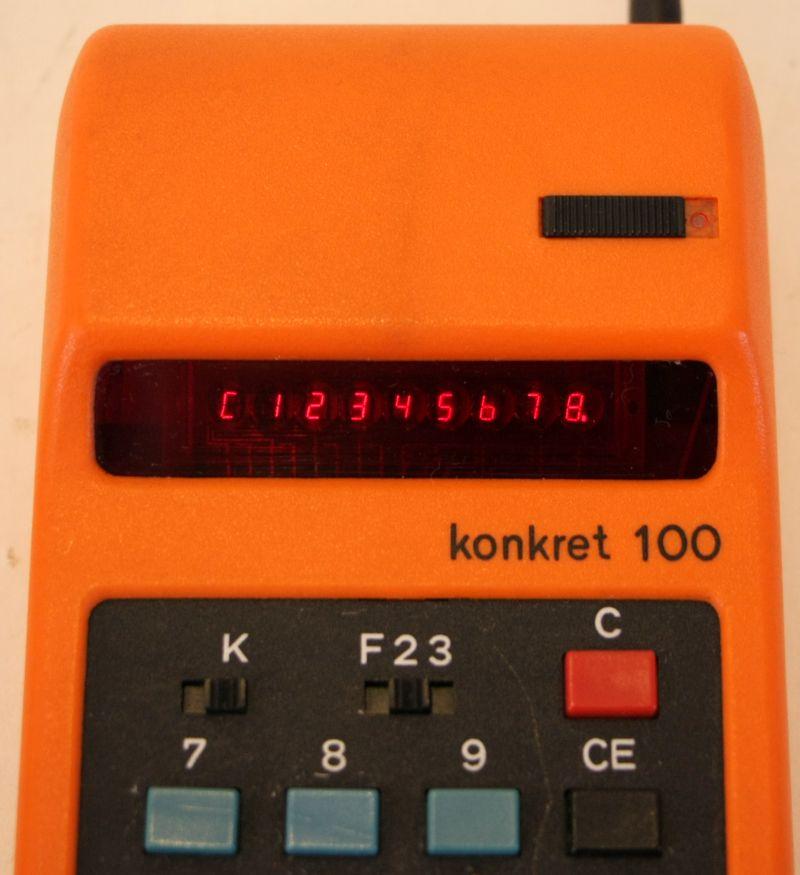 RFT Taschenrechner Konkret 100