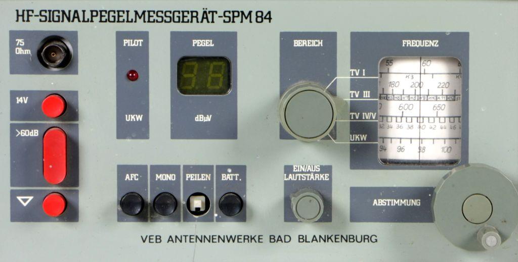 HF-Signalpegelmessgerät-SPM 84