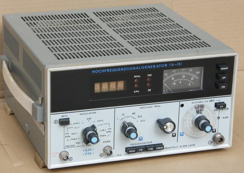 HF-Signalgenerator G4-151, russische Bezeichnung Г4-151