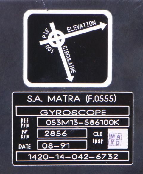  Gyroscope 053 M 13, S.A. Matra