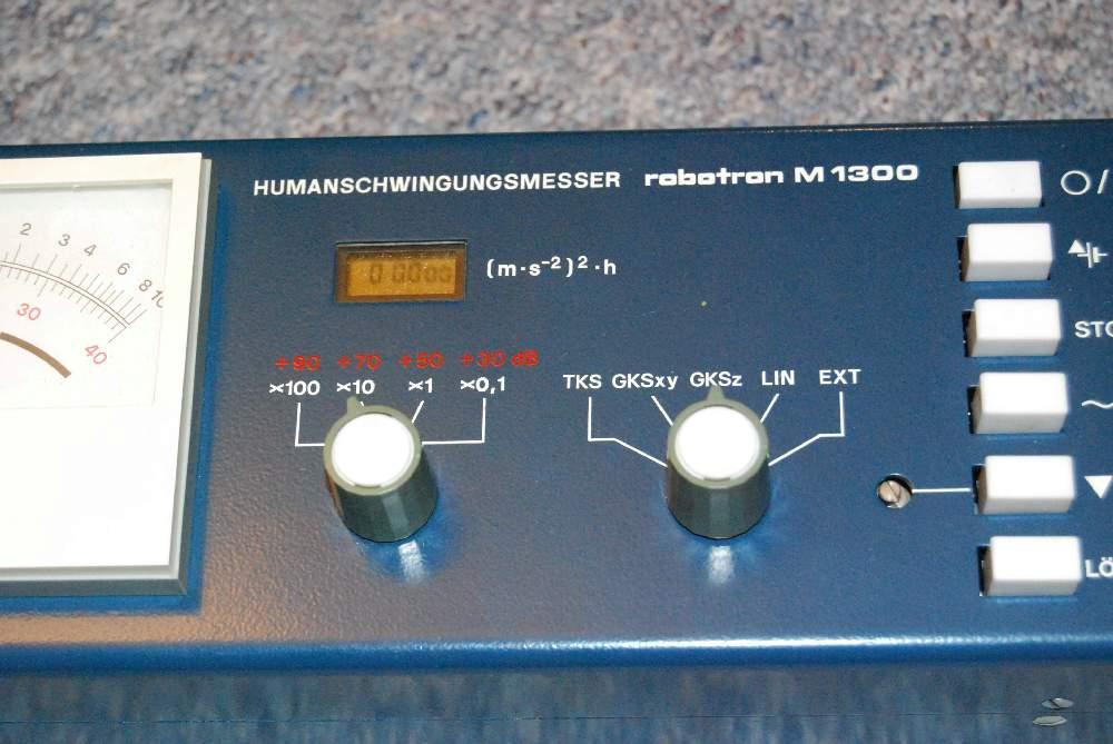 Humanschwingungsmesser Robotron M1300