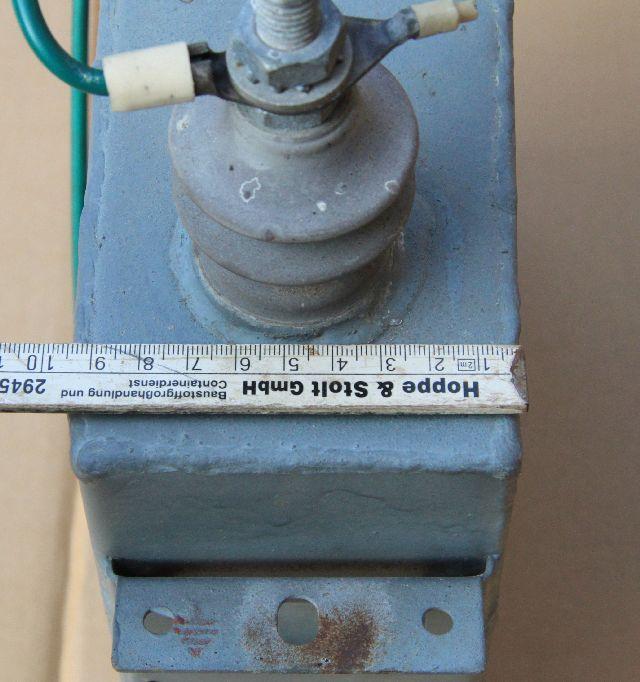 Hochspannungskondensator 2 µF, 15 kV