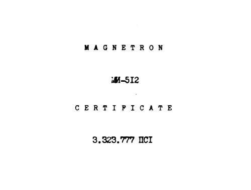 Impulsmagnetron MI-512